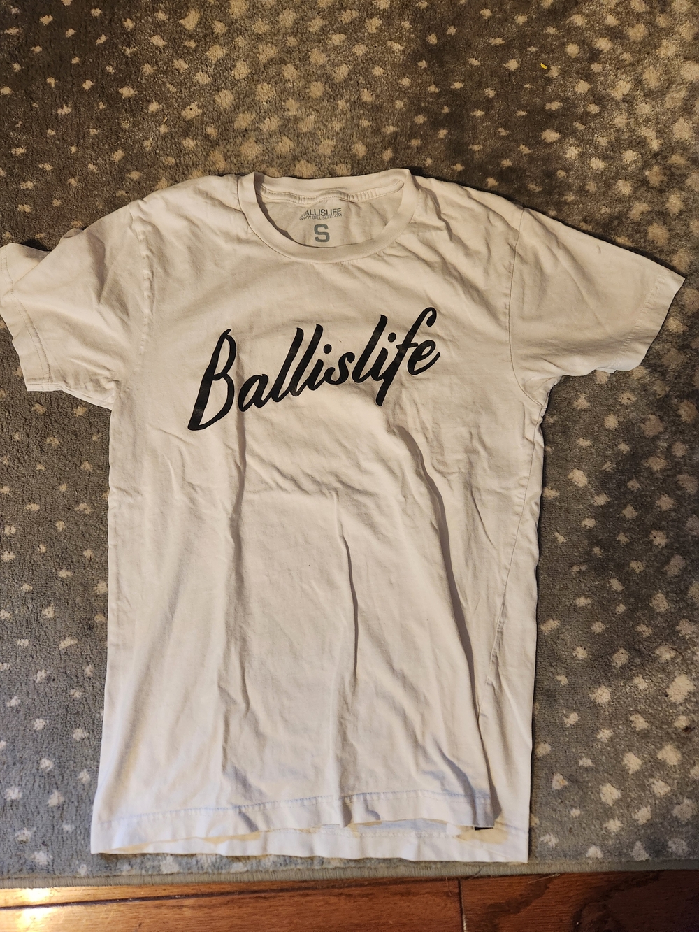 Men's White Graphic Tee- Ballislife